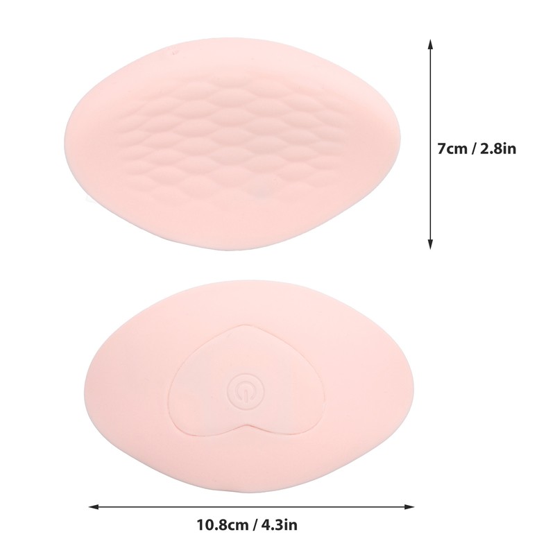 2pcs Wireless Lactation Massager 10 Vibration Levels Rechargeable Portable Remote