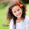 Motique Accessories Little Girls Headband With Side Grosgrain Bow -
