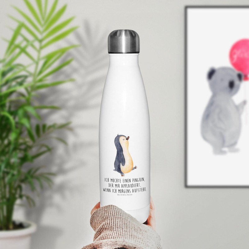Mr. & Mrs. Panda Thermos Flask Penguin Marching - Gift,