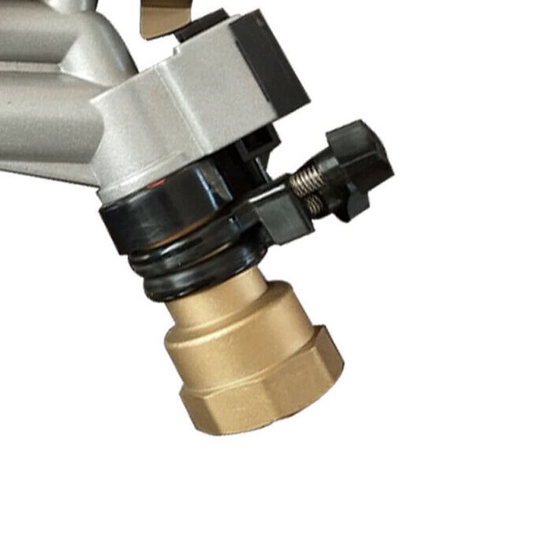 1.5'' Agriculture Irrigation Sprinkler Gun, 360° Adjustable Impact 5.1-25m³ /H,