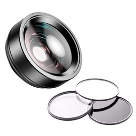 0.4X High Definition Super Wide Angle Lens w/Macro for Canon PowerShot SX60 HS (Includes Necessary Lens/Filter Adapters) + Filter Kit