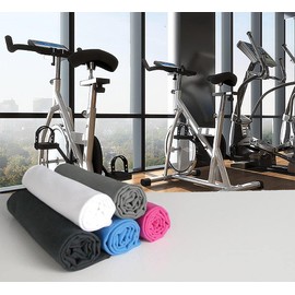 Bana Kuru Sports Lightweight Microfibre Gym or Sweat Towel 30cm x 120cm in Hot Pink