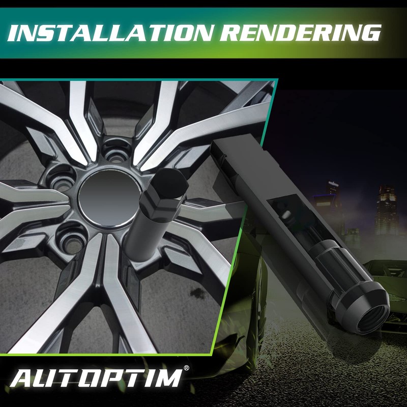 AUTOPTIM 6 Spline Lug Nuts Socket Key - 17mm Hex