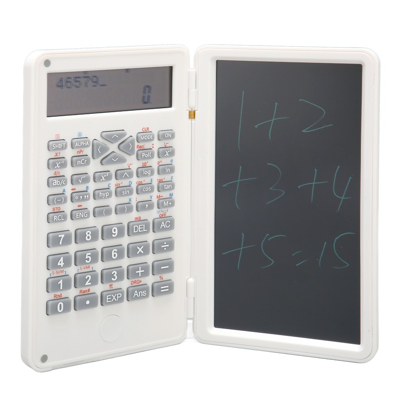 Calculator with Notepad Portable 10 Digits LCD Display Scientific Calculator