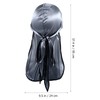 OHPHCALL 4pcs Satin Bonnet Durag Cap for Men Women Headwrap