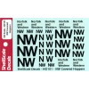 ShellScale Decals HO101 - Norfolk and Western NW Freight Car