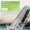 SLIDEWAY Heavy Duty Drawer Slides 1 Pair 12 14 16
