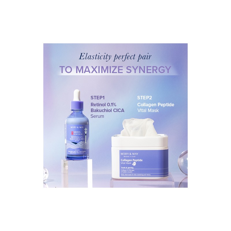 Mary&May [Mary&May]Retinol 0.1% Bakuchiol CICA Serum 80ml