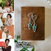 Abalone Shell Huggie Hoops Earrings, Cute Conch Shell Design, White