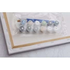 Ideyka Painting by Numbers kit Mountain lavender KHO2216