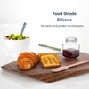 ChefAide 3 Pieces Silicone Spatula Set, Food Grade Rubber Spatula,
