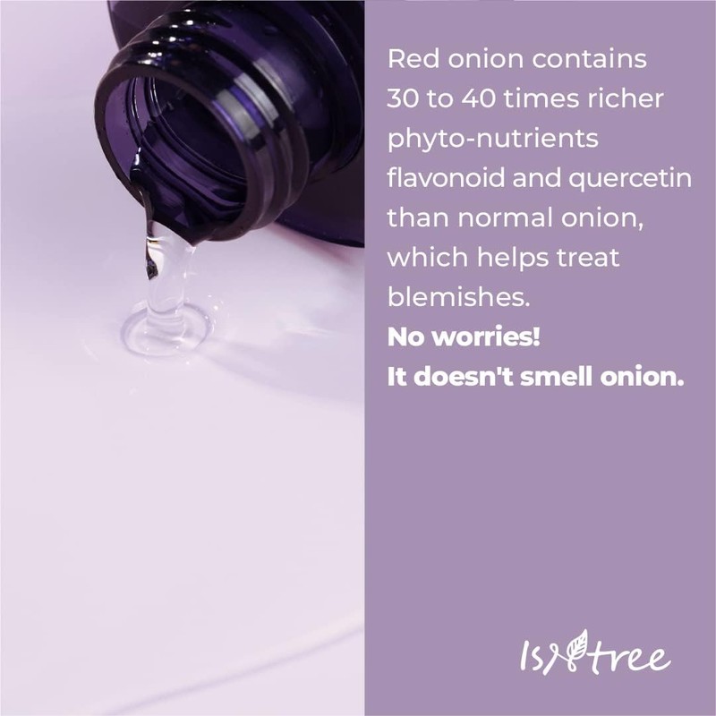 ISNTREE Onion Newpair Essence Toner, Tónico hidratante y calmante, 200ml