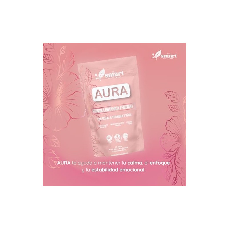 Suplementos Alimenticios Magnesio AURA Vitamina D3 Vitaminas Complejo B Para