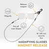 HIPPO OUTDOOR Fly fishing glasses with magnet release 8276