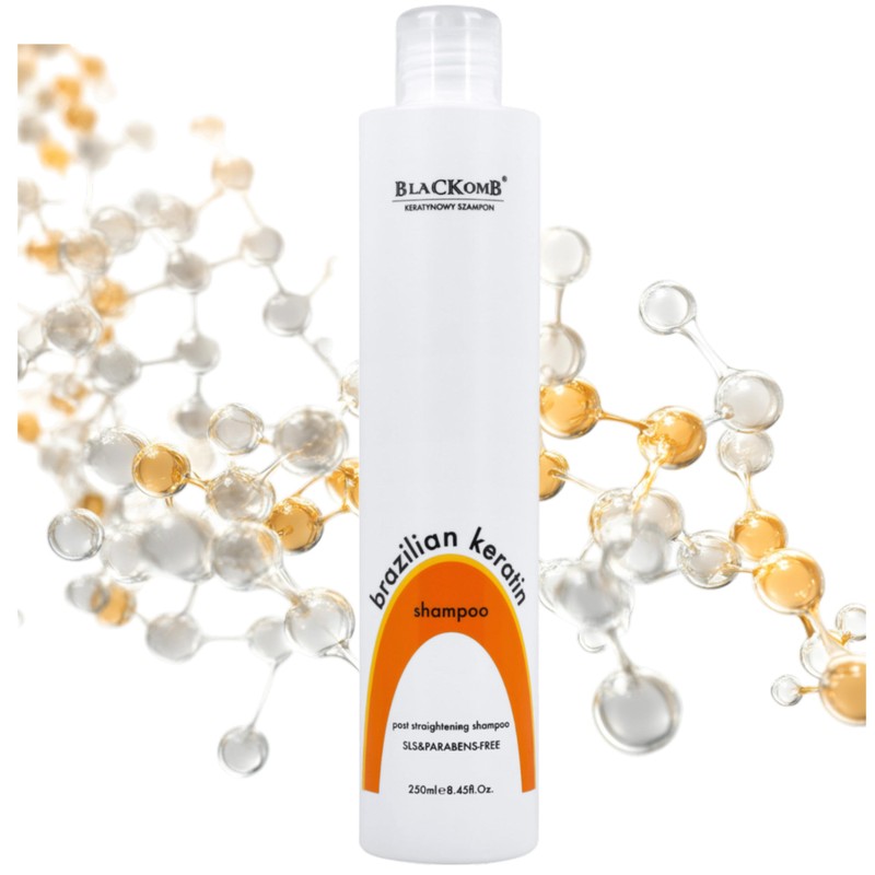 Blackomb - Brazilian Keratin Shampoo, Silikonfreies & Sulfatfreies,Anti-Frizz-Effekt - Pflegendes