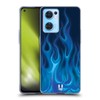 Head Case Designs Blue Blaze Hot Rod Flames Soft Gel