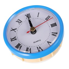 WHAMVOX 80mm Diameter Vintage Quartz Clock Head Simple Numerals DIY Clock Insert Durable Perfect for Home Office