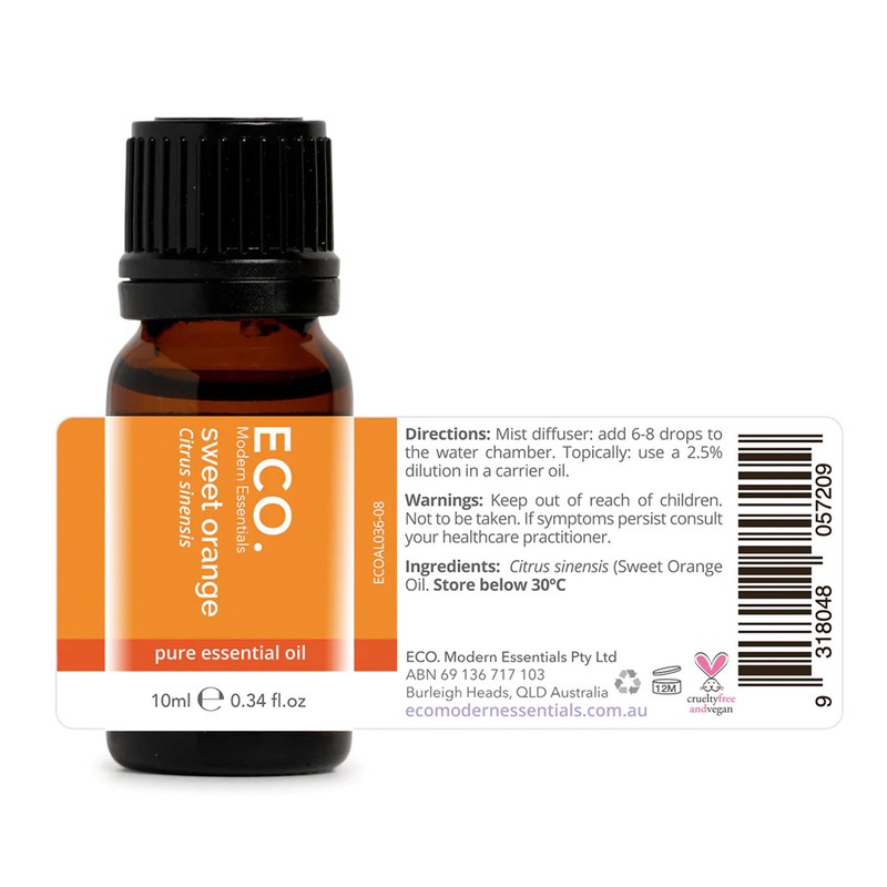 ECO. Modern Essentials Sweet Orange Pure Essential Oil, 10ml