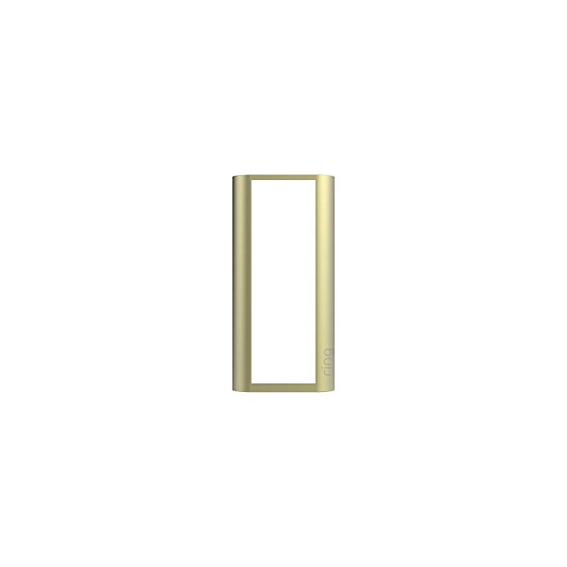 Ring Peephole Cam Faceplate - Brushed Gold