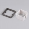 Acmerota Light Switch Surround 0.39IN/10MM Depth Single Socket Spacer Square