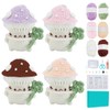 ORIGACH Crochet Kit for Beginner Adults, 4 Set Mushroom Critters