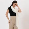 VERAME 100% Linen Scarf for Women – Lightweight Breathable Summer