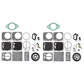 Seadoo 650 657 720 717 787 800 Carb Rebuild Kit with Base Gaskets Xp Carburetor Sea Doo by JSP Manufacturing