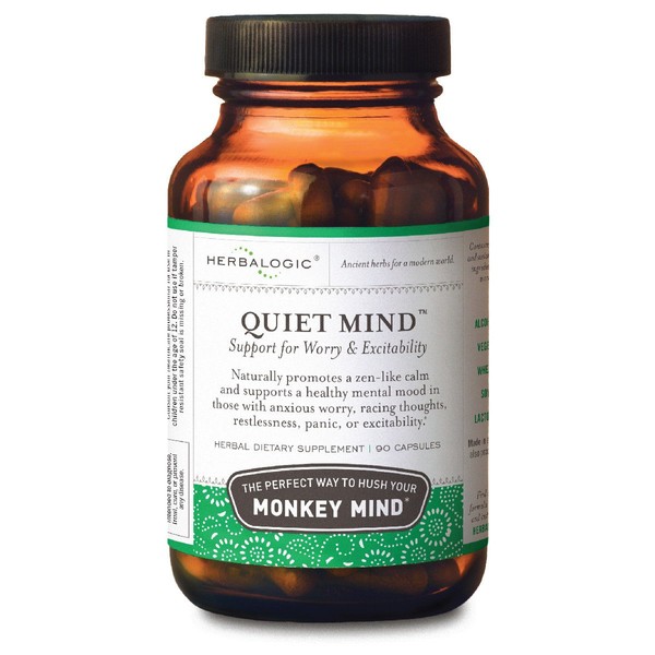 Herbalogic - Quiet Mind Herb Capsules - Non-Sedating, Promotes a