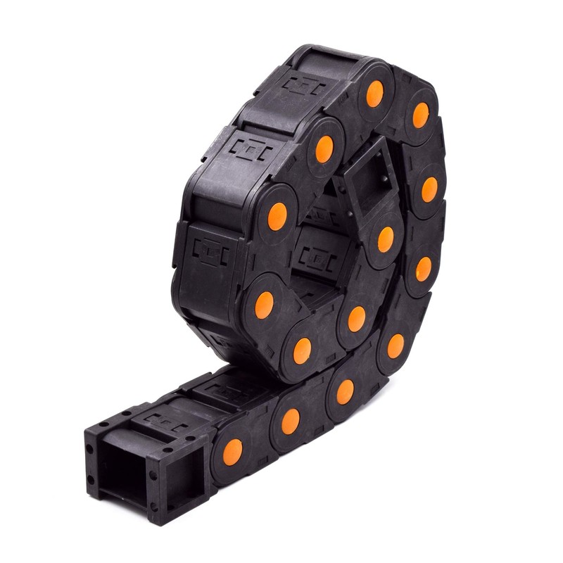 Plastic Drag Chain Cable Carrier Closed Type with End Connectors