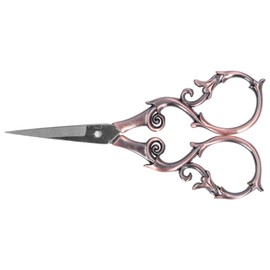 Retro Scissors Stainless Steel Gourd Shape DIY Vintage Small Embroidery Cutting ToolsAntique Red