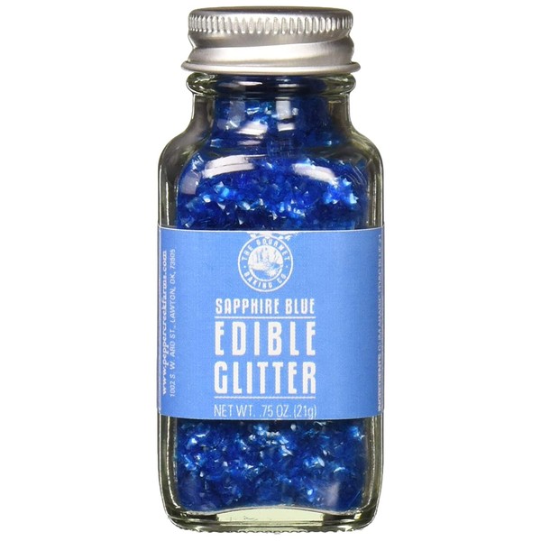 Pepper Creek Farms Edible Glitter, Blue Sapphire, 0.75 Ounce