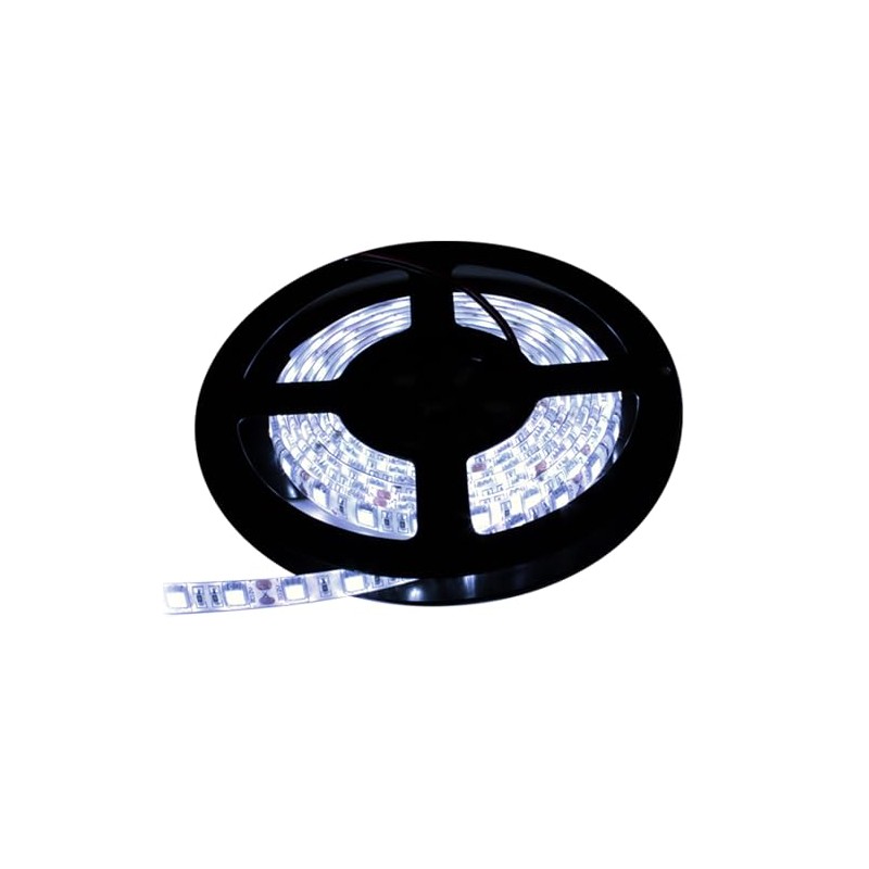 LED Tape Light 12V Waterproof 5 Meters 3 Tips (White