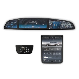 TWRAPS Screen Protectors for Lucid Air (Clear (Set of 3))