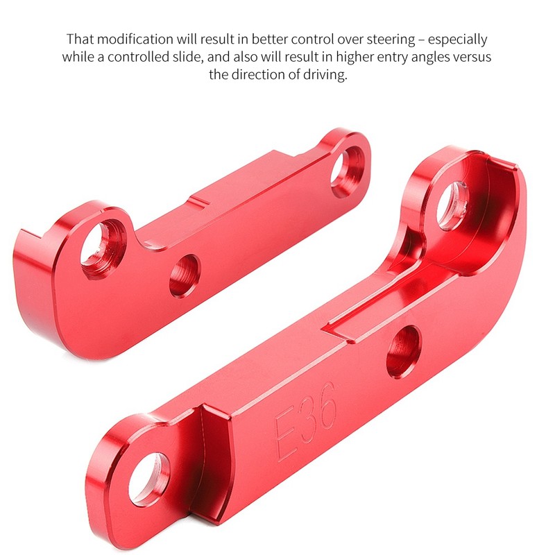 Aluminium Red Adapter Increasing Steering Angle About 25% Drift Lock