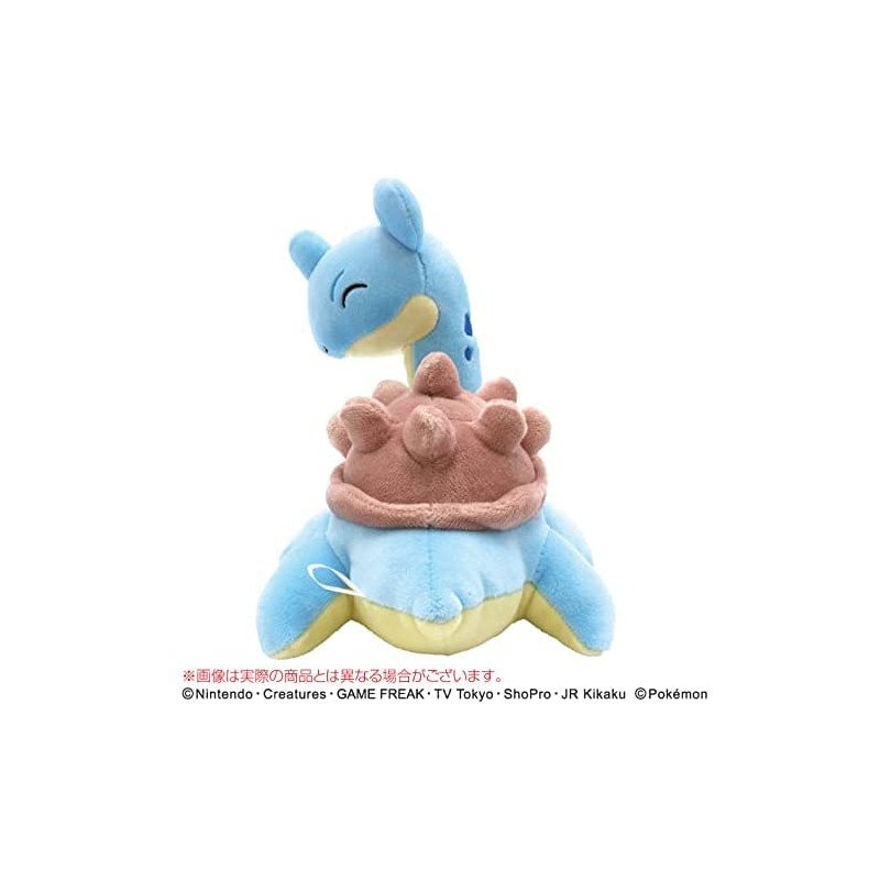 Ensky Pokémon Mofufude Pillow, Laplace, Approx. 8.3 x 6.7 x