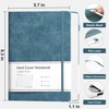 CAGIE Lined Journal Notebook, 320 Pages College Ruled Notebook, 100