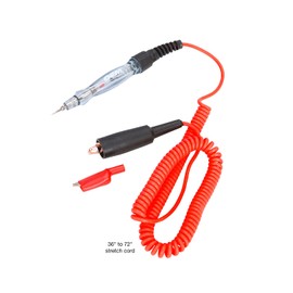 OEMTOOLS 25936 Mini Circuit Tester for 6 Volt and 12 Volt Systems, Open Circuit Finder, Ground Testing Tool, Includes Automotive Probe and Bright Light Bulb