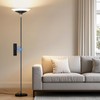SIBRILLE 30W Torchiere LED Floor Lamp - 72" Rotatable Standing