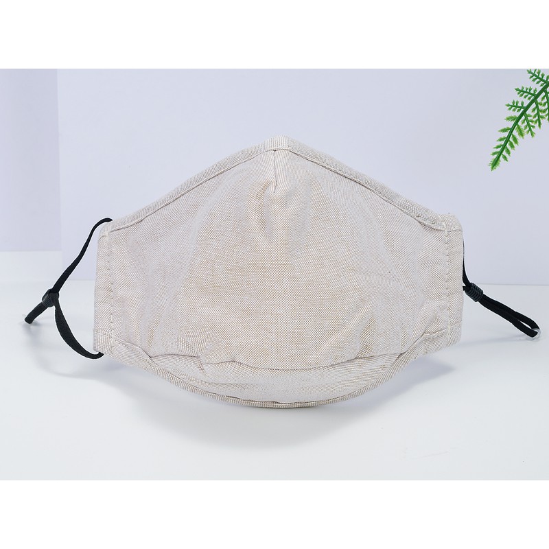 10 PCs Adult Face Masks Washable and Reusable Solid Color