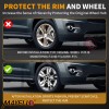 Unbranded Set of Four 17" Chrome ABS Wheel Skin Covers