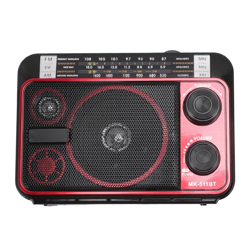 Portable Shortwave Radio FM AM SW Bluetooth 5.0 Multifunction Multi