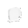 Ciieeo 6Pcs Transparent PU Door Stopper Wall Protector for Door
