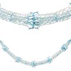 Foil Ceiling Decorations Ice Blue Christmas Decorations (20cm Garland)