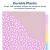 Avery 11255 - Divisores para carpetas de 3 anillos, divisores