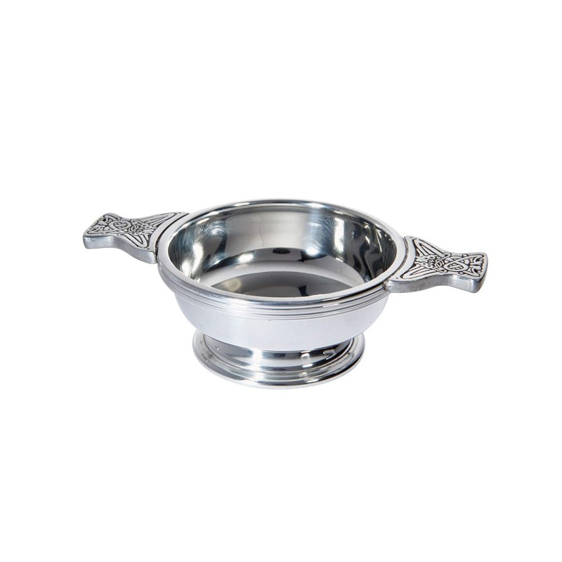 Wentworth Pewter - Standard Pewter Quaich Cup of Friendship, Engraved