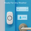 SECRUI Wireless Doorbell with 3 receivers, Waterproof Mini Doorbell 1,000ft