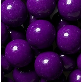 Bayside Candy 1" Large Gumballs - Colored Gumball Collection - Gumball Machine - Shimmer and Solid Colors (Purple Gumballs 1" Large, 5LB)