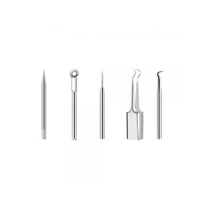 피지 압출기 5종세트 코 블랙헤드 압출핀셋 Pore Extractor 5-Piece Set