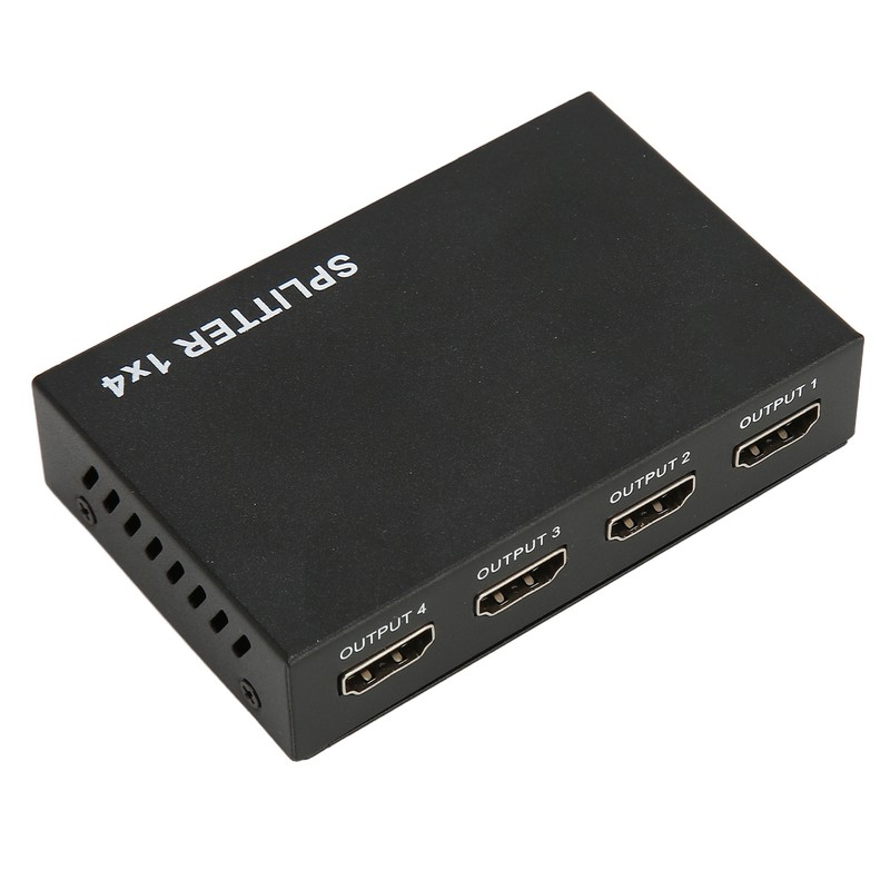 1x4 HD Multimedia Interface Splitter 1 in 4 Out 3D