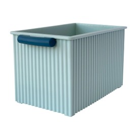 Yawata Kasei Sceltevie Storage Box OmniProps Scandinavian L W27.3×D15.2×H15.5 cm Blue 245544 Made in Japan